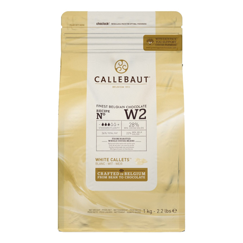 Callebaut Chocolade Callets Wit W2 1kg