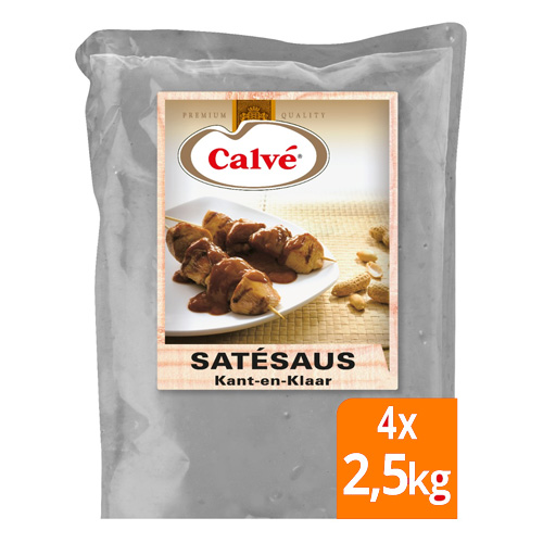 Calvé Satésaus Kant en klaar 4x 25kg
