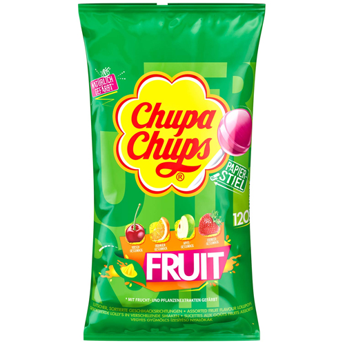 Chupa Chups Lollyapos s Fruit Navulzak 120 stuks