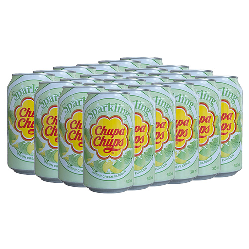 Chupa Chups Sparkling Melon Cream Frisdrank 24x 345ml