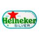 Heineken - Barmat Silver (23cm x 16.5cm)