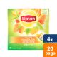 Lipton - Groene Thee Mandarin Orange - 4x 20 zakjes