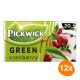 Pickwick - Groene thee Cranberry - 12x 20 zakjes