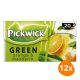 Pickwick - Groene thee Orange & Mandarin - 12x 20 zakjes