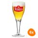 Texels - Bierglas op voet 300ml - 6 stuks