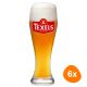 Texels - Skuumkoppe bierglas 300ml - 6 stuks