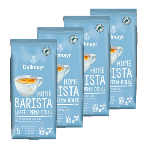 Dallmayr Home Barista Caffè Crema Dolce - koffiebonen - 4 x 1 kilo