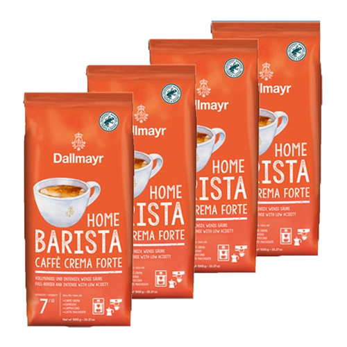 Dallmayr Home Barista Caffè Crema Forte - koffiebonen - 4 x 1 kilo