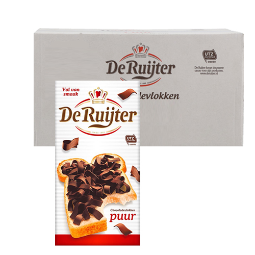 De Ruijter - Chocoladevlokken puur - 7x 300g