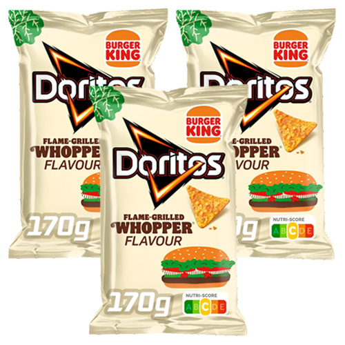 Doritos - Burger King Flame-Grilled Whopper Flavour - 3x 170g