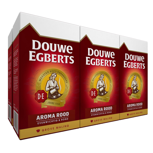 Douwe Egberts Aroma Rood Grove Filterkoffie - 6 x 250 gr - Voordeelverpakking