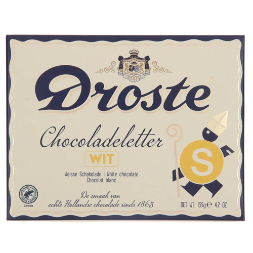 Droste Chocolade Letter Wit S 135g
