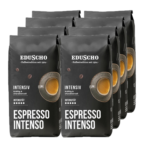 Eduscho - Espresso Intenso Bonen - 8x 1kg