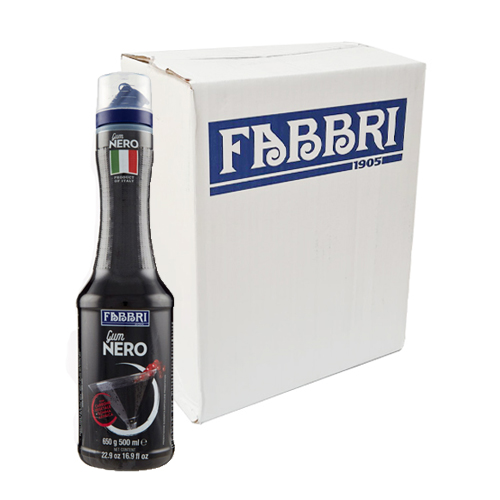 Fabbri - Gum Nero - 6x 500ml