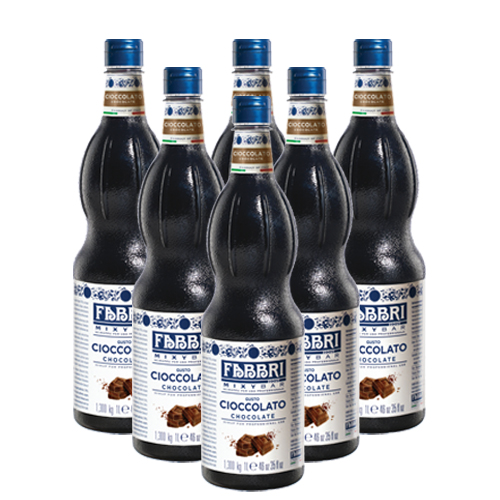 Fabbri Mixybar Chocolade Siroop 6x 1ltr