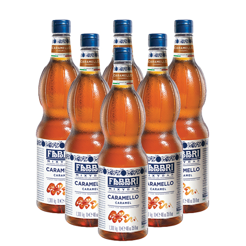 Fabbri Mixybar Karamel Siroop 6x 1ltr