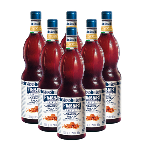 Fabbri Mixybar Salted Caramel Siroop 6x 1ltr