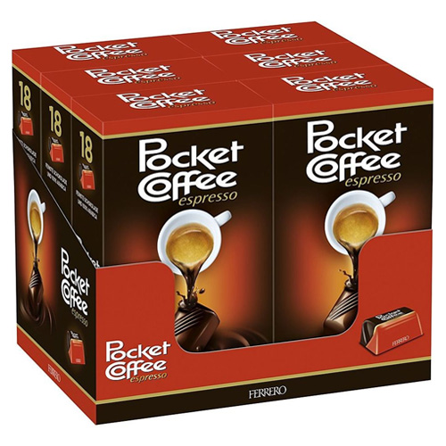 Ferrero Pocket Coffee T18 6x 225g