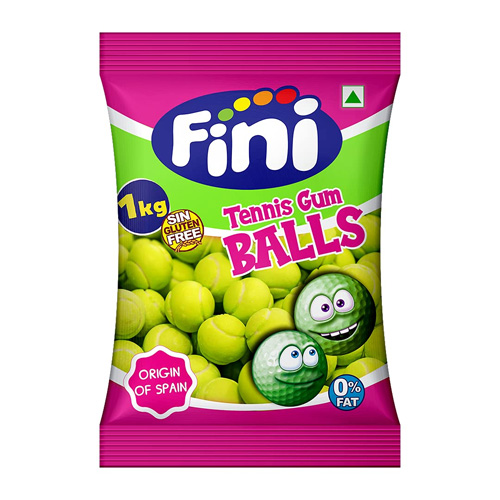 Fini Tennis Balls Bubble Gum 1kg