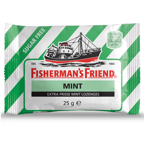Fishermanapos s Friend Mint suiker vrij 24x25gr