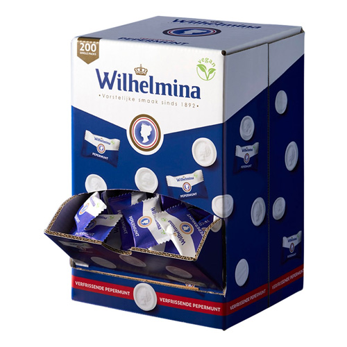 Fortuin Wilhelmina Pepermunt Vegan 200 Singlepacks