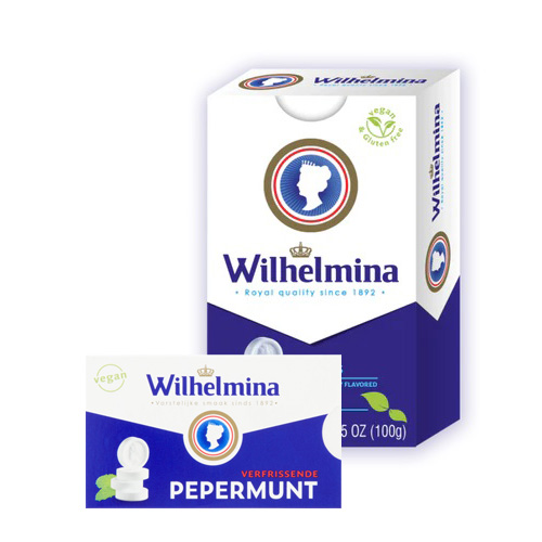 Fortuin Wilhelmina Peppermunt Vegan 24x 100g