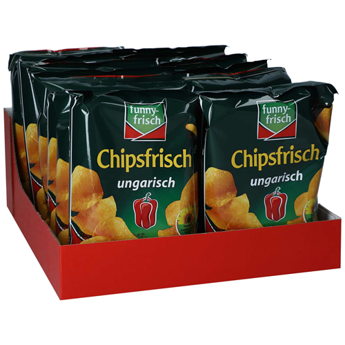 Funny Frisch Hongaarse Paprika Chips 12x 40g