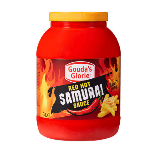 Goudaapos s Glorie Red Hot Samurai Sauce 3 Ltr
