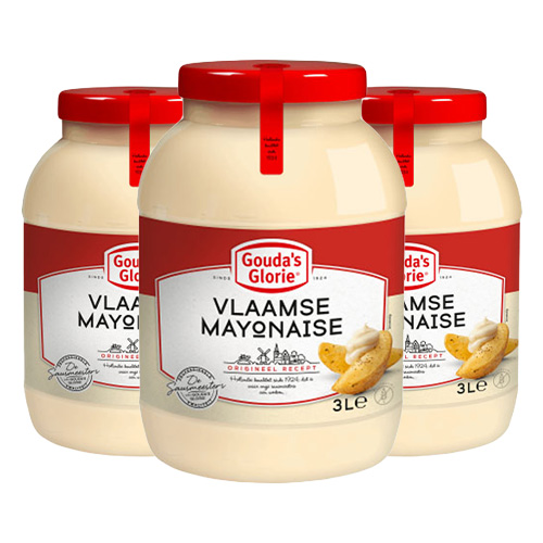 Goudaapos s Glorie Vlaamse Mayonaise 3x 3 ltr