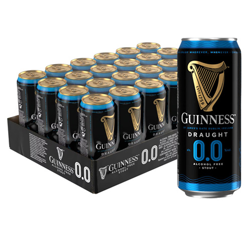 Guinness - Draught 0.0 Stout - 24x 440ml