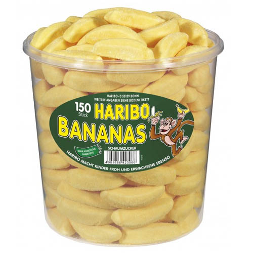 Haribo Bananas 150 pieces
