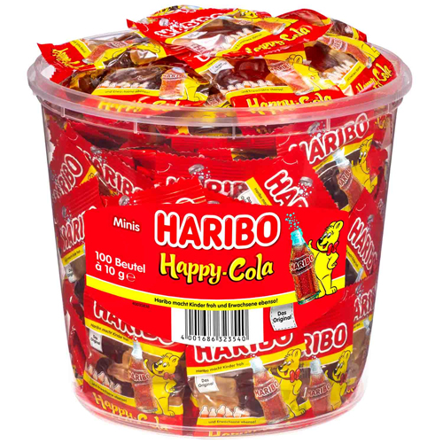 Haribo Happy Cola 6x 100 Mini zakjes