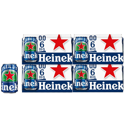 Heineken 0.0 Alcoholvrij Bier 24x 330ml