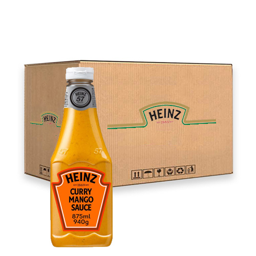 Heinz Curry Mangosaus 6 x 875ml Flessen