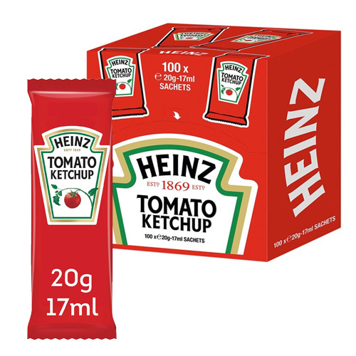 Heinz Tomaten ketchup 100x 17ml