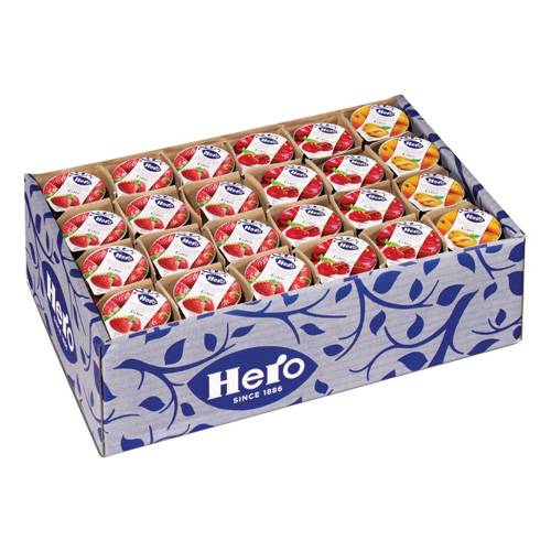 Hero Extra Jam Assortiment 120 cups