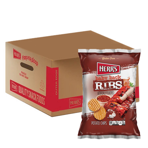 Herrapos s Baby Back Ribs Chips 12x 170g