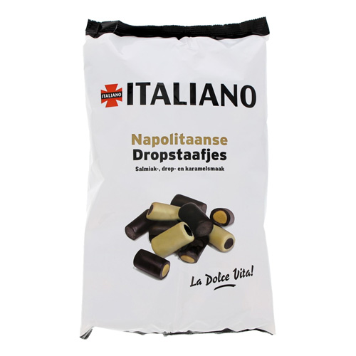Italiano Napolitaanse Dropstaafjes 1kg