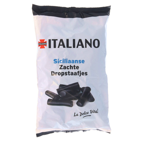Italiano Siciliaanse Zachte Dropstaafjes 1kg
