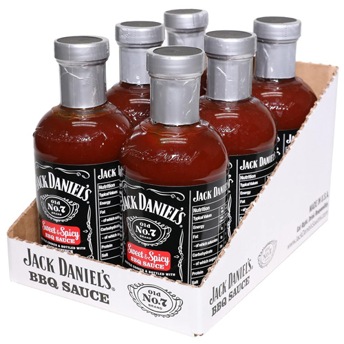 Jack Daniel's  Sweet & Spicy BBQ Sauce - 6x 473ml