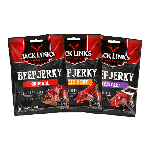 Jack Linkapos s Proefpakket Beef Jerky 3x 70g