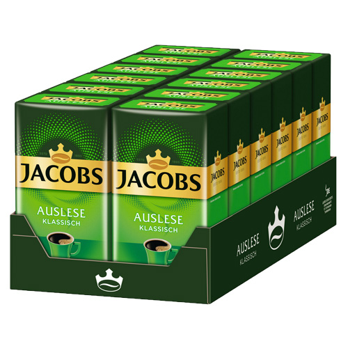 Jacobs Auslese Klassisch Gemalen koffie 12x 500g
