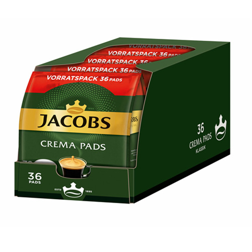Jacobs Crema 5x 36 pads