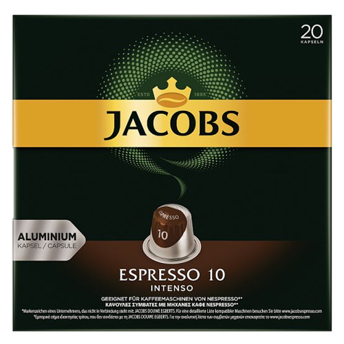 Jacobs Espresso Intenso 20 Capsules