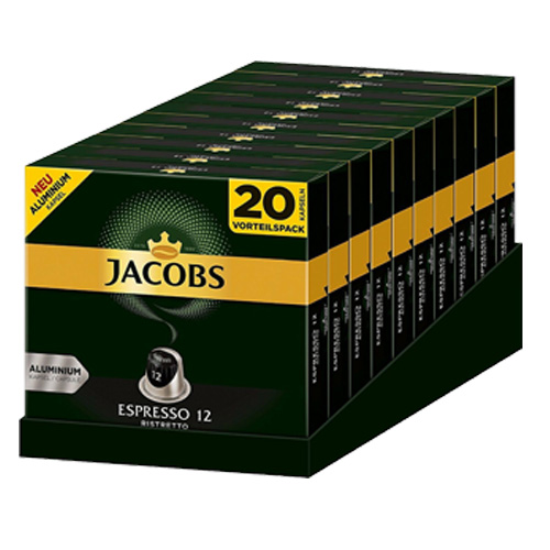 Jacobs - Espresso Ristretto - 10x 20 Capsules
