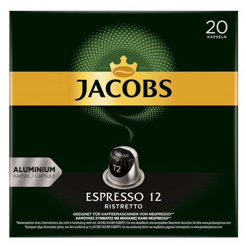 Jacobs Espresso Ristretto 20 Capsules