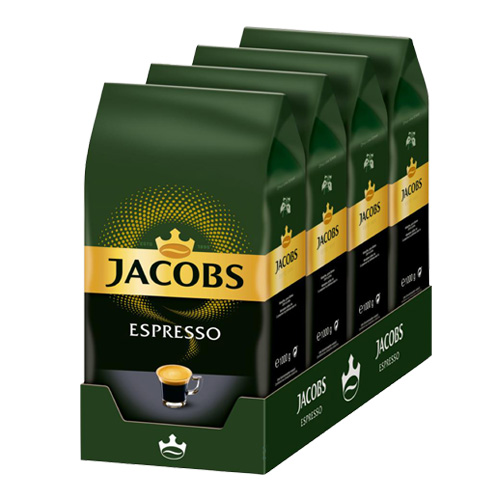 Jacobs Expertenröstung Espresso Bonen 4x 1kg