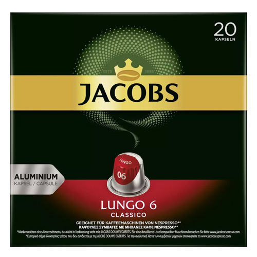 Jacobs Lungo Classico 20 Capsules