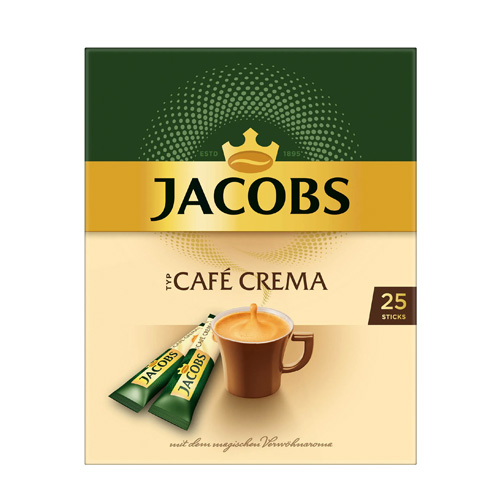 Jacobs Typ Café Crema Oploskoffie 25 sticks