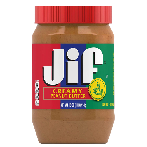 Jif Creamy Peanut Butter 12x 454g